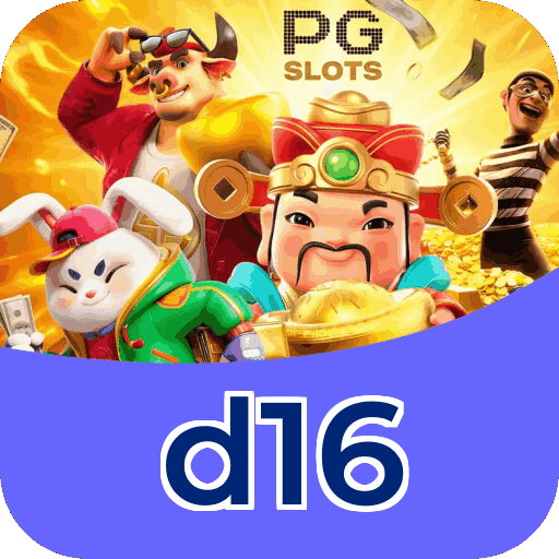 Interface do aplicativo d16 mostrando jogos disponíveis no iOS e Android